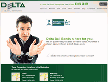 Tablet Screenshot of deltabail.com